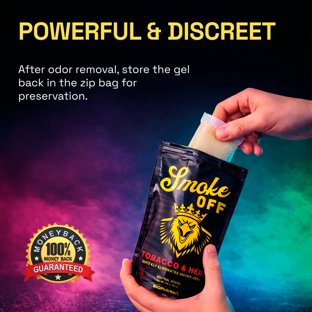 Tobacco and herb smoke odor eliminator