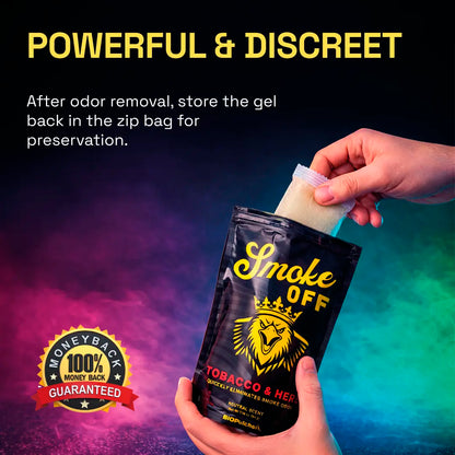 Tobacco and herb smoke odor eliminator